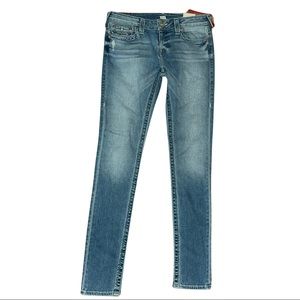 BNWT True Religion Blue Skinny Jeans